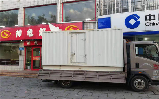 打安镇出租发电机施工案例